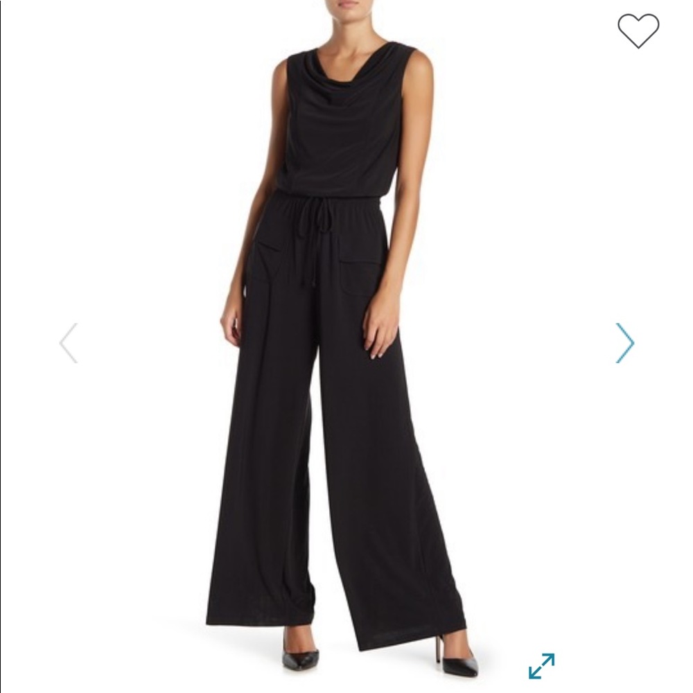 Vince Camuto - Cowl Neck / Wide Leg Jumpsuit